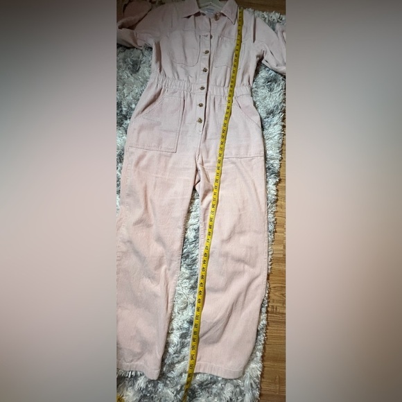 Celebrity Pink Barbie Corduroy doll core Jumpsuit Romper One Piece Sz Large - Picture 8 of 10